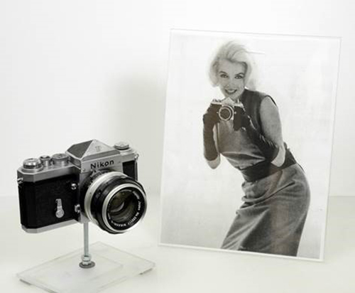 Marilyn Monore and Camera